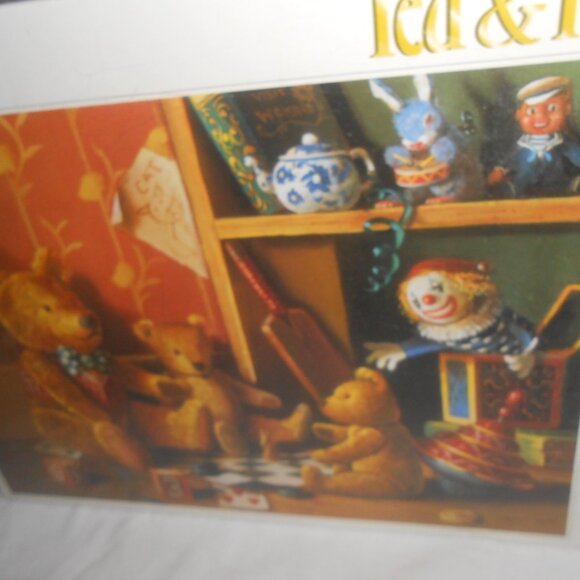 NEW SEALED TED & FRIENDS BY RAYMOND CAMPBELL 500 PC PUZZLE " THE CHESS GAME" 🧩 - Picture 12 of 12